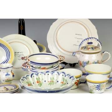 Various Quimper Ware