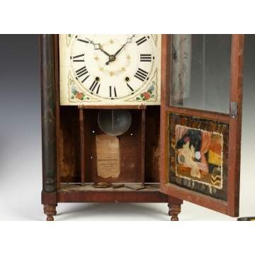 Unusual William Leach, Easton, PA, Stenciled Column & Splat