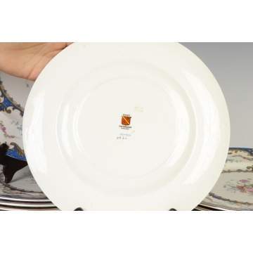 Myott Staffordshire Hand Painted Porcelain Plates