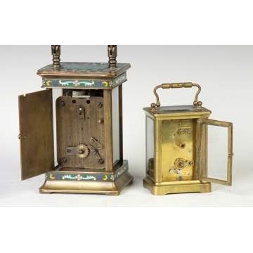 Two Carriage Clocks