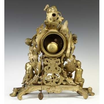 French Gilt Bronze Shelf Clock