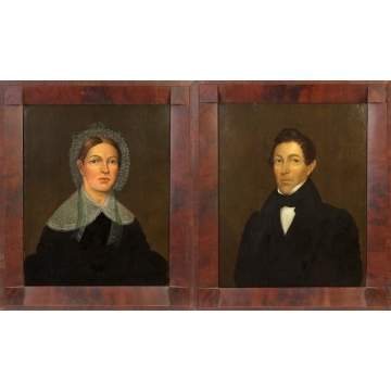 Pair of 19th cent. Portraits