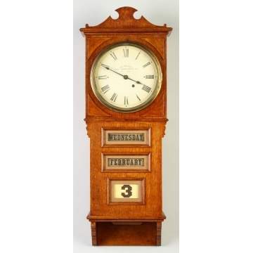 Prentiss Clock Improvement Co., NY, Calendar Clock 