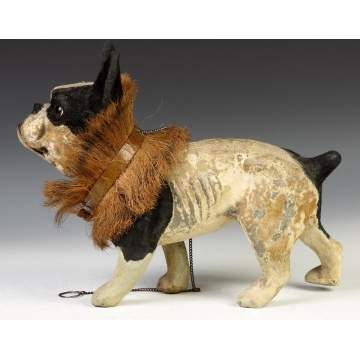 French Paper Mache Bulldog