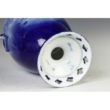 German Porcelain Banquet Lamp