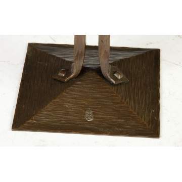 Roycroft, Carl Kipp Design, Hammered Copper Candlesticks