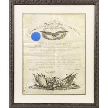 Andrew Johnson Appointment Document