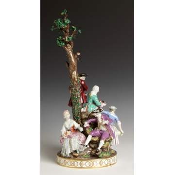 Meissen Figural Group w/Musicians