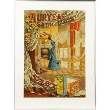 Duryeas Starch, Satin Gloss, Lithograph