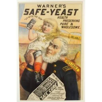 Warner's Safe Cure Yeast Lithograph