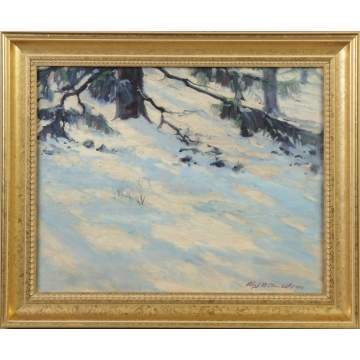Alling Clements (New York, 1891-1957) Snowy Ground