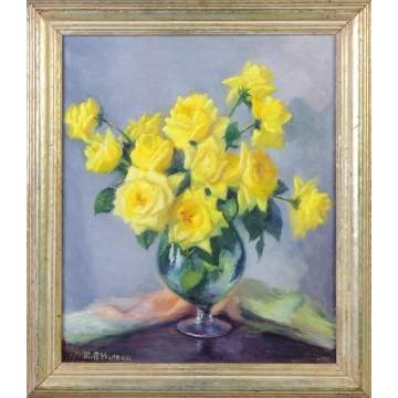 Minnie Rankin Wyman (American, 1871-1963) "Easter Roses"