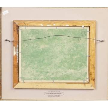 George Renouard (American, 1885-1954) House w/barn