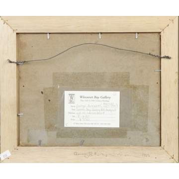 George Renouard (American, 1885-1954) "Summer Day, Quarry Hill, Rockport"