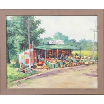 Minnie Rankin Wyman (American, 1871-1963) "Shady Grove"