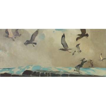 Roy Martel Mason (1886 - 1972) Seagulls