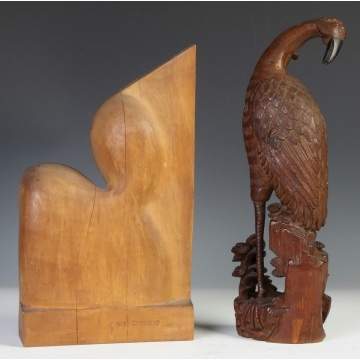 Paul Wenner Sculpture & Black Forest Heron