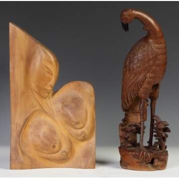 Paul Wenner Sculpture & Black Forest Heron