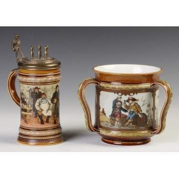 Mettlach Stein & Cup