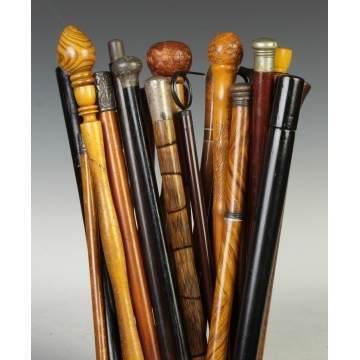 Large Group of Various Canes