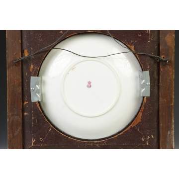 Minton Hand Painted Porcelain Plate w/young girl