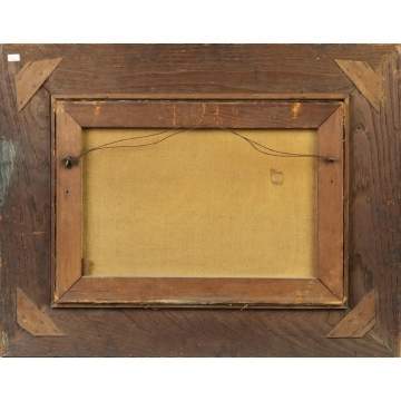 A.M. Willard (American, 1836-1918) Mountain farm scene