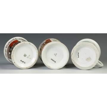 Vintage Blacksmith Occupational Shaving Mugs