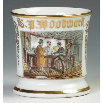 Vintage Bartender Occupational Shaving Mug