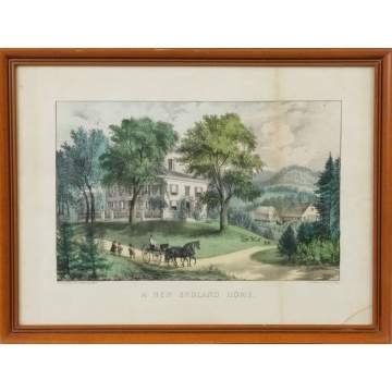 Currier & Ives "A New England Home"