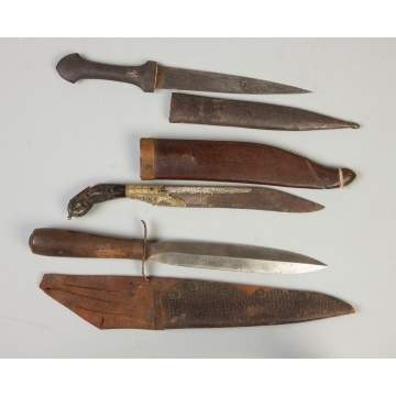 Three Middle Eastern Knives
