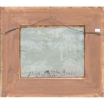 Thomas John Mitchell (New York, 1875-1940) Sunset & stream