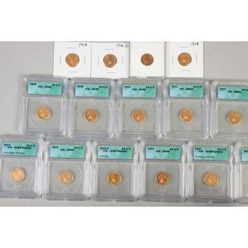 Complete Gold Indian Quarter Eagles Set