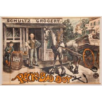 Calhoun Print, Peck's Bad Boy, Schultz Grocery