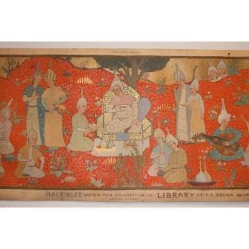 Charles Basing (Australian, 1865-1933) Mural