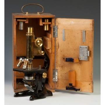 Ernst Leitz Wetzlar Brass Microscope