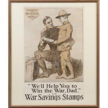 Victory Liberty Loan Poster & Boy Scouts Poster
