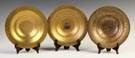 Three Tiffany Studios Gilt Bronze Dishes 