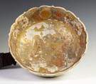 Satsuma Bowl with Scalloped Edge