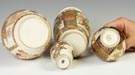 Four Satsuma Hand Painted & Gilded Vases