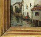 Luther Emerson Van Gorder  (1861 - 1931) Canal Scene