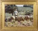 Luther Emerson Van Gorder  (1861-1931) Herding sheep