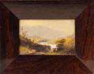 19th Cent. Hudson River School Landscape study w/waterfall