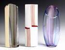 Three Seguso Modern Art Glass Vases