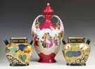 Porcelain & Austrian Vases