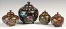 Four Japanese Covered Jars