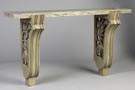 James Mont (1904-1974) Wall-Hanging Console Table & Mirror