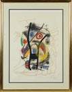 Joan Miro (Spanish, 1893-1983) "Homage a Helion"