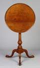 Queen Anne Walnut Candle Stand w/Birdcage