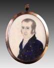 Miniature, Portrait of a Gentleman in Blue Coat