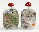 Two Inside Painted Snuff Bottles